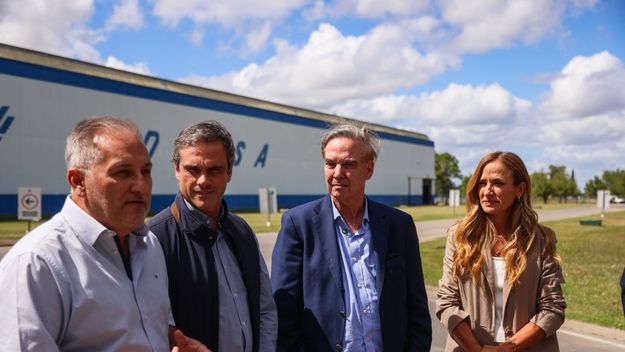 Marcelo Lewandowski junto a Guillermo Michel, Miguel Ángel Pichetto y Victoria Tolosa Paz