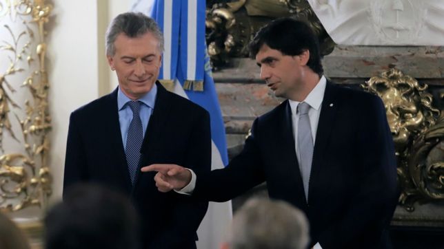 en el acto de jura de lacunza, macri aclaro que hablaba como presidente