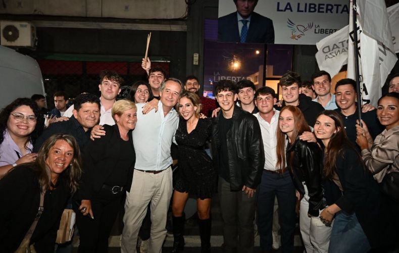 Nicolás Mayoraz, el candidato de La Libertad Avanza: tercero.