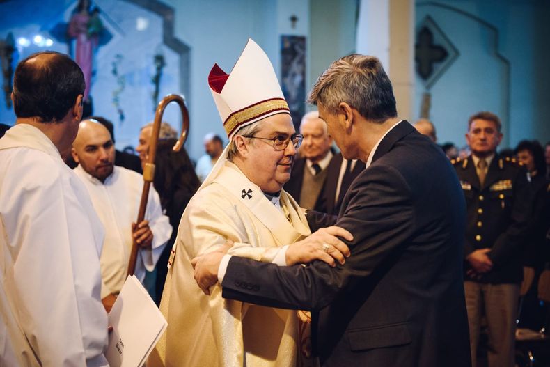 Daniel Passerini y el arzobispo de Córdoba, Ángel Rossi&nbsp;
