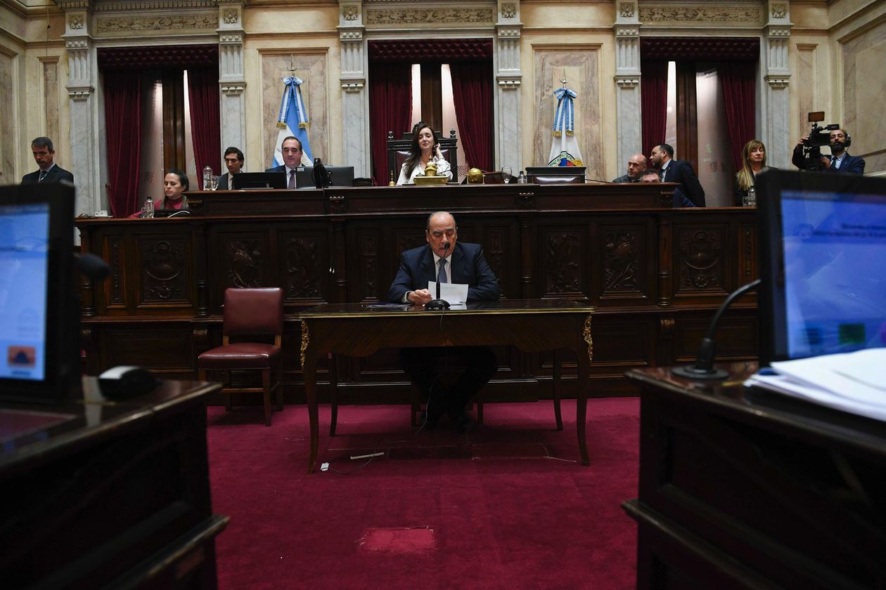 Guillermo Francos, en el Senado.&nbsp;