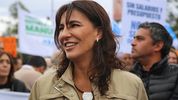 Natalia De la Sota en la marcha del 24 de marzo