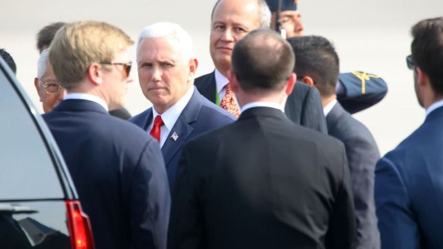 el ataque a siria repercutio en lima y el vice de eeuu se refugio en el hotel