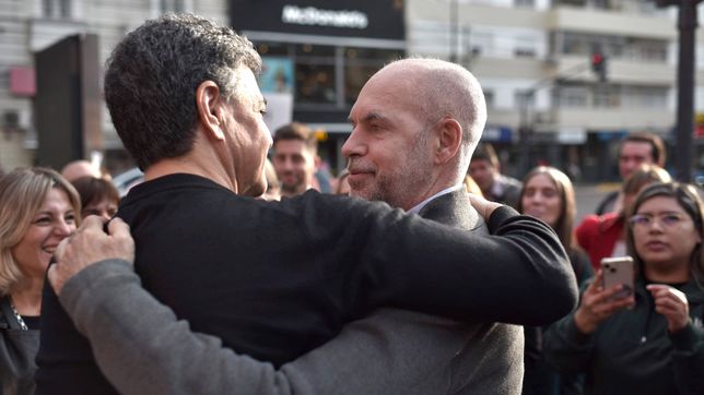 Horacio Rodríguez Larreta y Jorge Macri. 