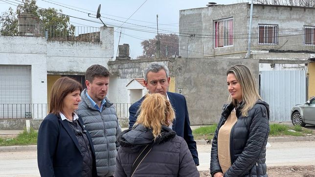 bullrich se embandera con la seguridad, como larreta, pero no por video