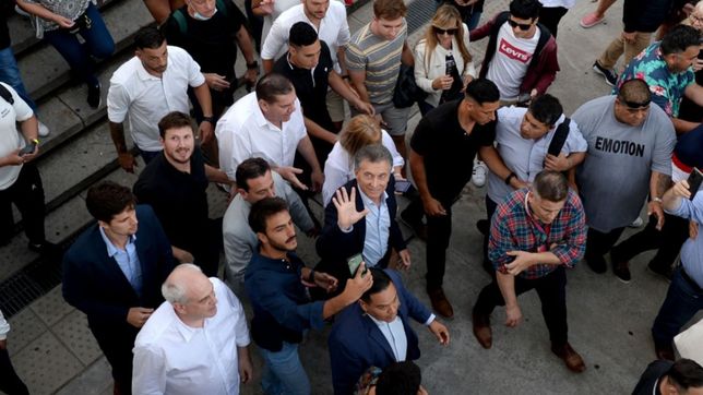 macri, en el centro de la escena: lanzo y marco el tono de la campana de jxc