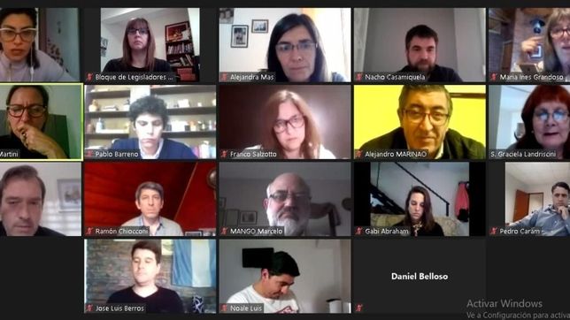 diputados del fdt se reunieron con el bloque provincial y hablaron de un proyecto clave