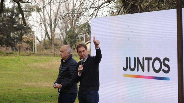 Néstor Grindetti y Diego Santilli.&nbsp;