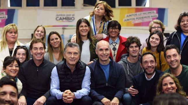 en una choripaneada, macri arengo a la militancia para ganar las paso