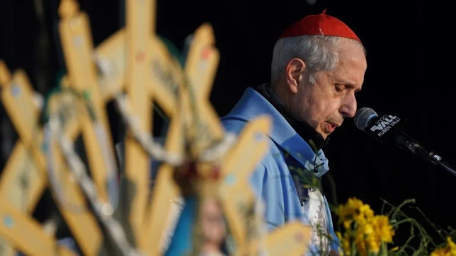 El cardenal Mario Poli preside misa en Luján