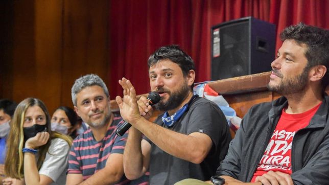 Grabois durante una de sus visitas a Rosario.