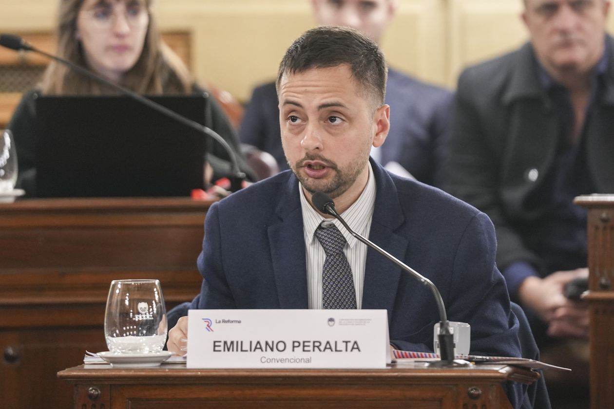 El diputado y convencional de Santa Fe, Emiliano Peralta.