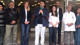 Vicente López: Jorge Macri y Gladys González presentaron obras en maternidad