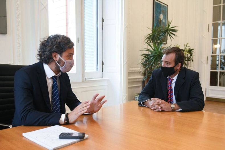 Santiago Cafiero y Martín Soria