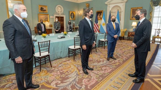 blinken a cafiero: apoyamos una economia argentina vibrante