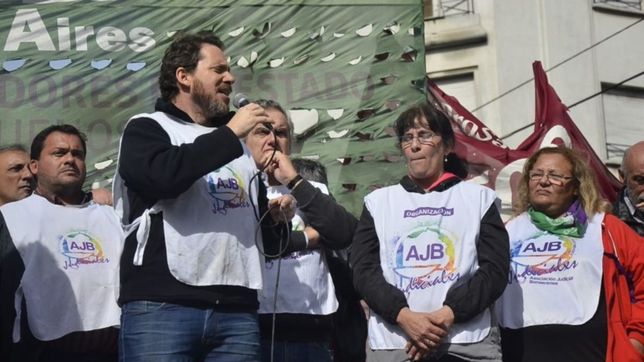 con reclamos a vidal, docentes movilizan y judiciales hacen jornada de protesta
