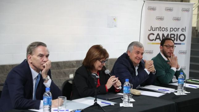 sin hablar de carrio y sin macri en la mesa, jxc guardo la interna bajo la alfombra