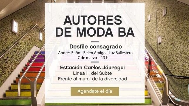 insolito: el gobierno realizo un ?desfile de moda? en pleno subte porteno