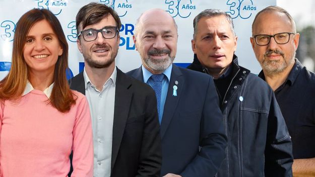 Fernanda Raverta - Lucas Ghi - Mario Secco - Fernando Grey - Diego Valenzuela. (Montaje).