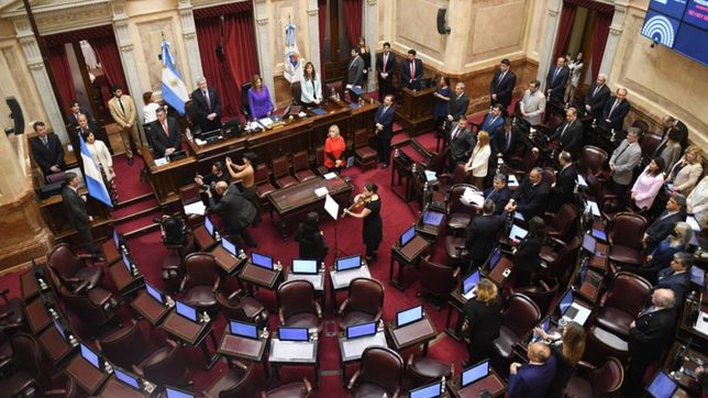 sin cfk ni jxc, el senado repudio el atentado contra la vicepresidenta