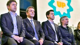 Kicillof, Massa, De Pedro y Kirchner. Kicillof, Massa, De Pedro y Kirchner.