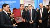 El rector de la UNSE, Héctor Paz y el gobernador santiagueño Gerardo Zamora (centro)