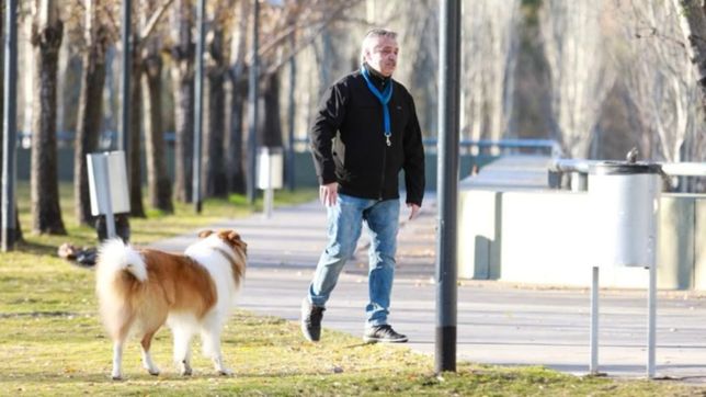 paseo con dylan, voto con pogo, almuerzo con amigos y chat con cfk