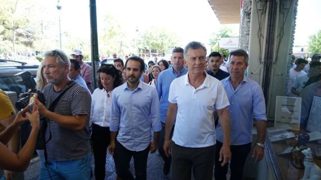 macri se metio en el barro pampeano para nacionalizar la primera pulseada de jxc