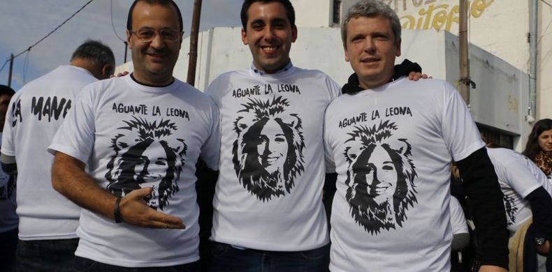 Marcelo Daletto, Nicolás Morzone y Gabriel Monzó.