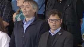 Máximo Kirchner y Axel Kicillof