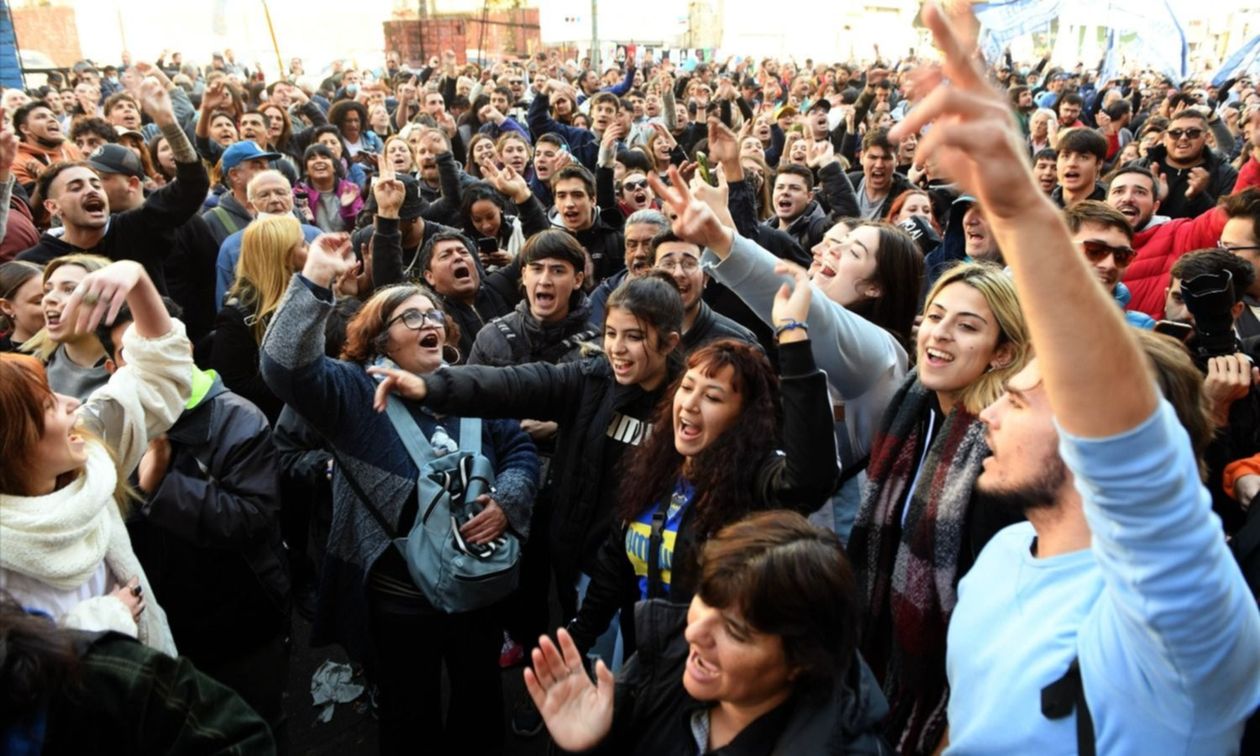Militancia kirchnerista Cristina Fernandez de Kirchner