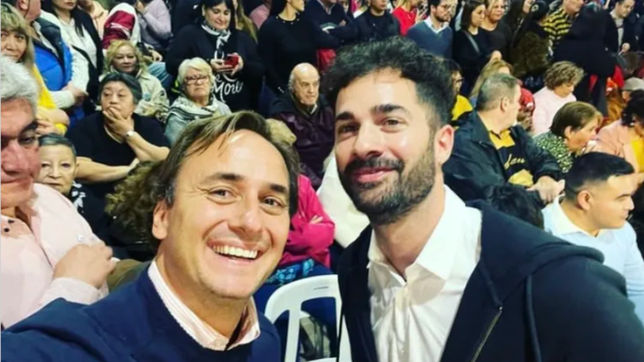 Juan Peláez y Luis Pusterla, los dos últimos presidentes de la UCR en Neuquén.&nbsp;