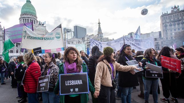 ni una menos: en argentina, mujeres y disidencias reclamaron contra los femicidios y la violencia de genero