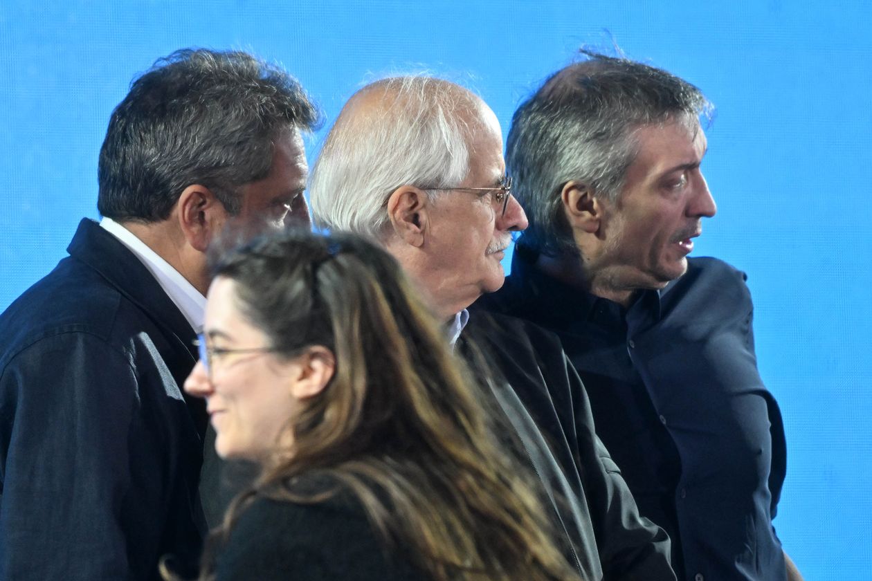 Sergio Massa, Jimena López, Jorge Taiana y Máximo Kirchner.