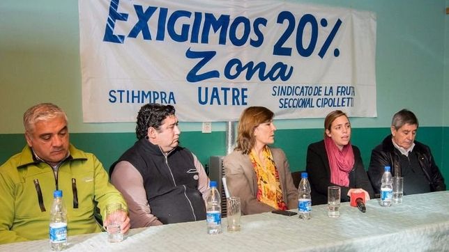 clima de campana: la crisis fruticola dividio en tres al alto valle