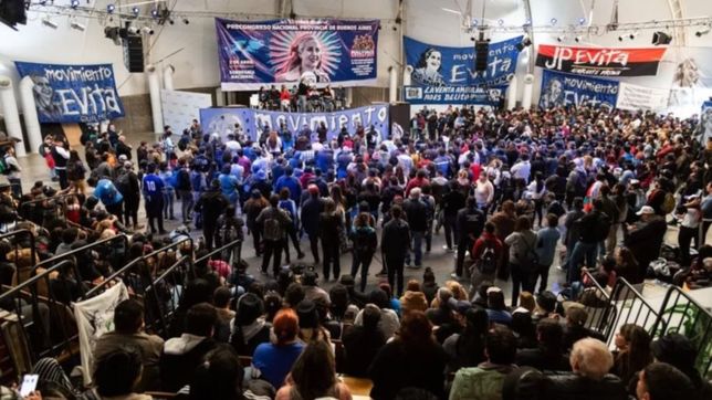 el evita agita su tropa y pide internas para bancar la parada albertista