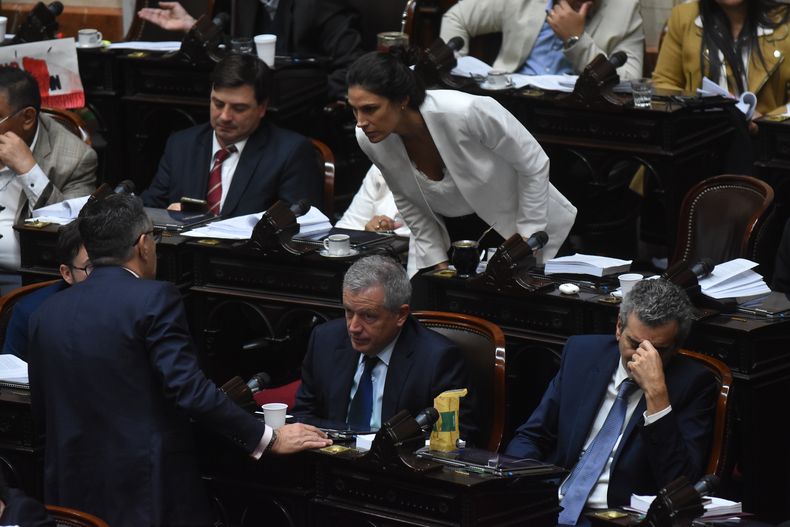 Emilio Monzó y Florencio Randazzo, del bloque Encuentro&nbsp; Federal, clave para la aprobación del Presupuesto.&nbsp;