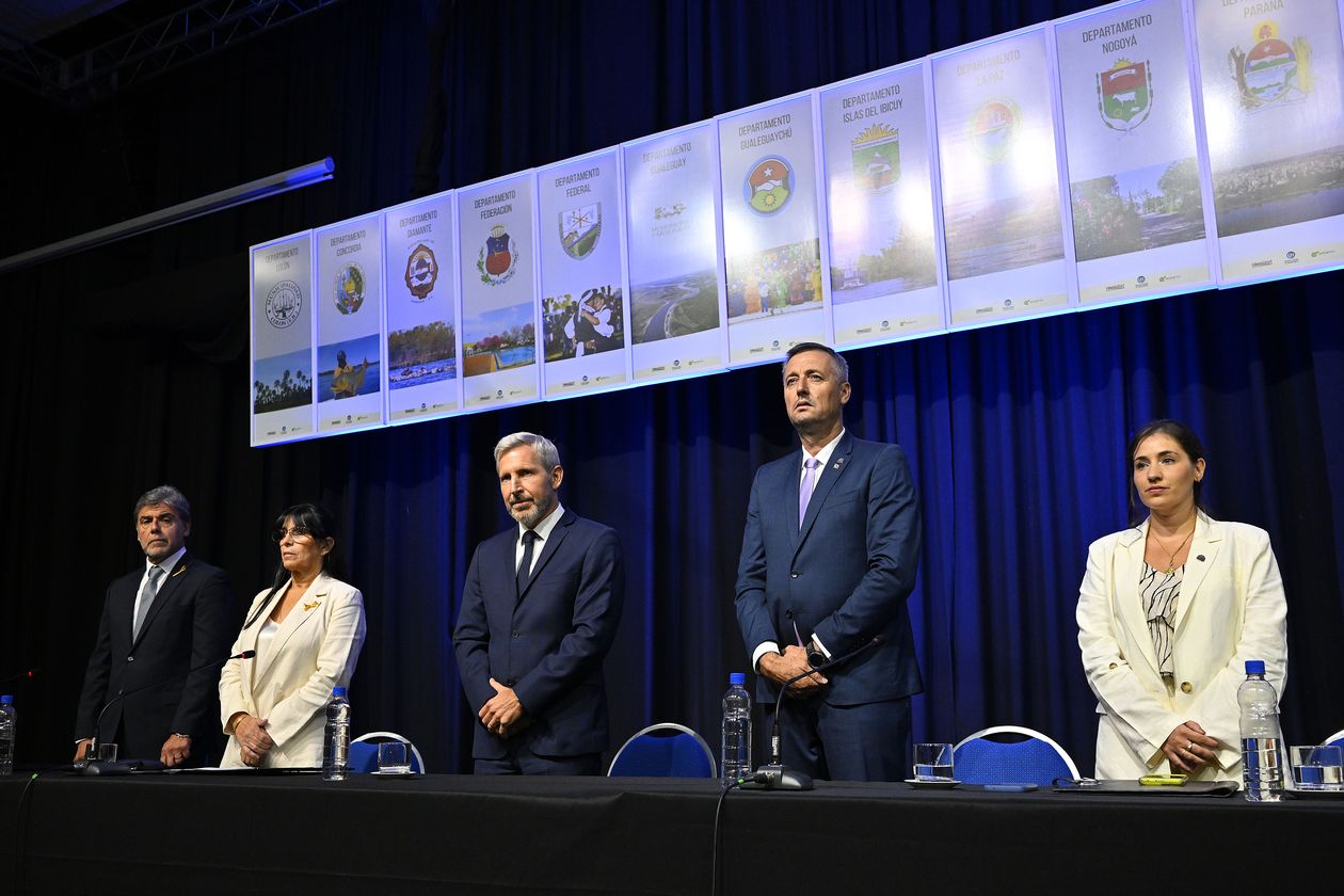 El discurso de Rogelio Frigerio ante la Asamblea Legislativa enojó a Gustavo Bordet.