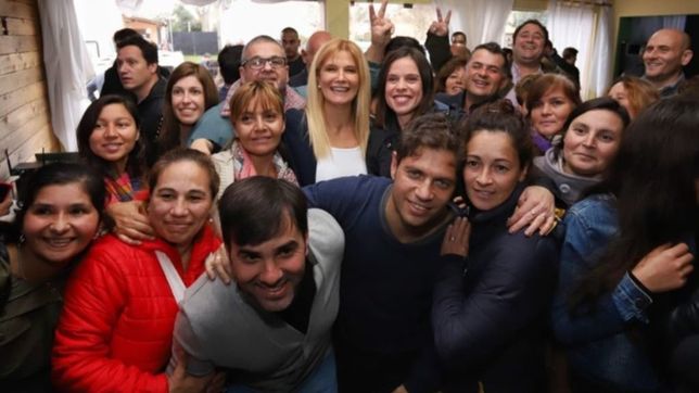 con actividad en castelli, el tandem kicillof-magario debuto en el interior