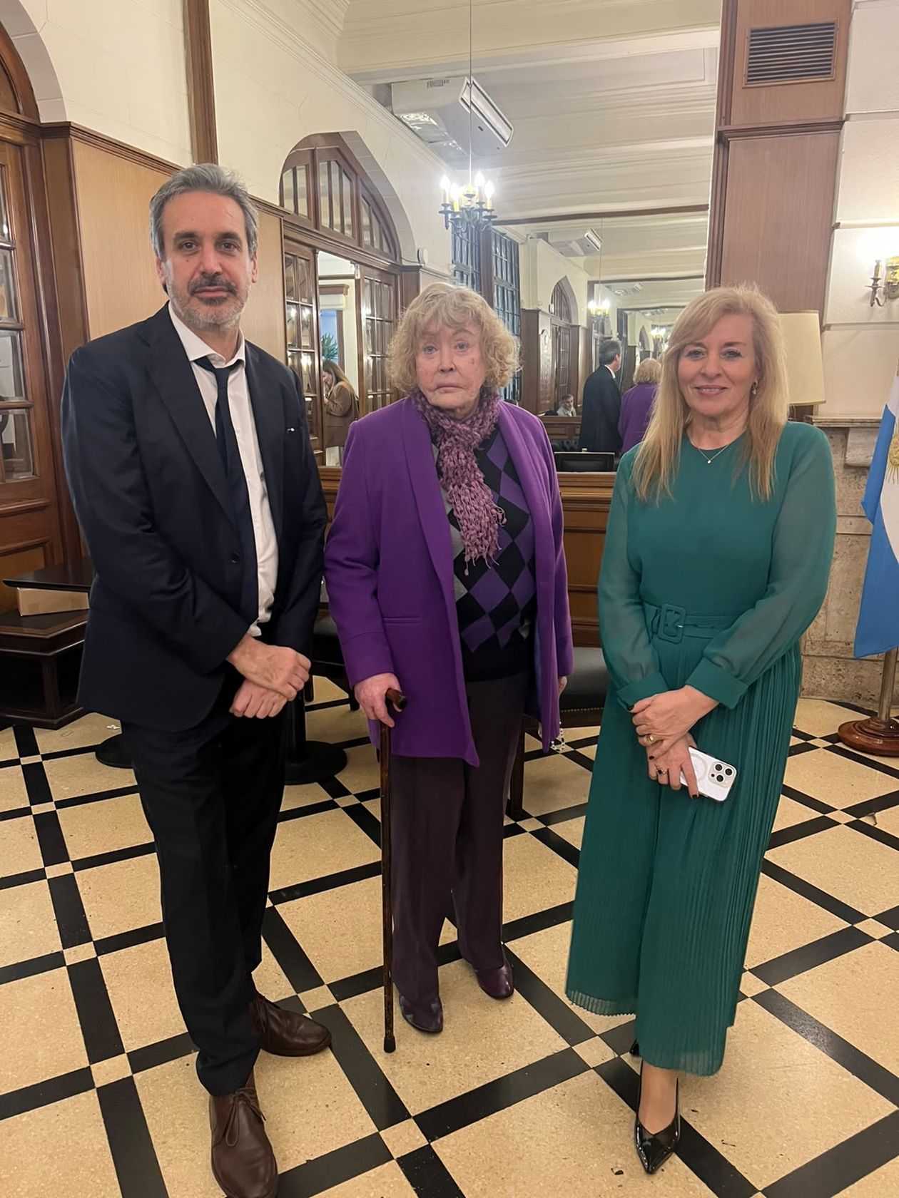Alejo Ramos Padilla, María Servini y Karini Perrilli. Alejo Ramos Padilla, María Servini y Karini Perrilli.