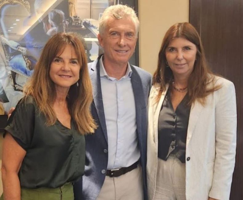 Ruiz de Galarreta, Mauricio Macri y Germana Figueroa Casas