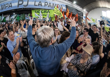 Sergio Ziliotto salió bien parado del acto que organizó para el Día de la Lealtad en la Patagonia. La Pampa es una de las provincias que gobierna el peronismo.