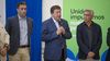 E gobernador de Río Negro, Alberto Weretilneck, junto a Facundo López (derecha), candidato a senador por JSRN.