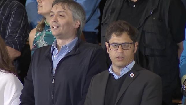 Máximo Kirchner y Axel Kicillof