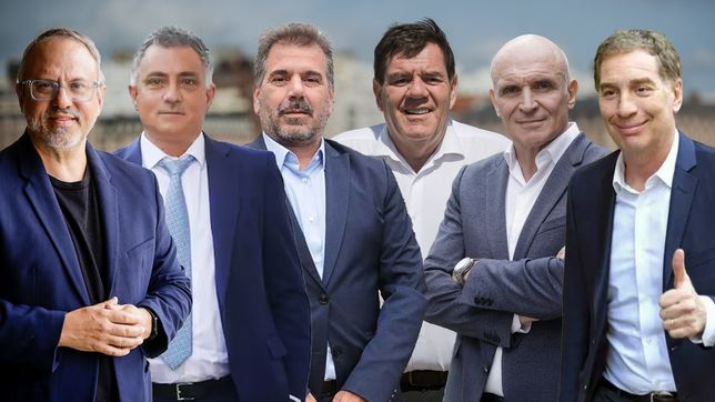 Diego Valenzuela, Sebastián Pareja, Cristian RItondo, Montenegro, Espert y Santilli.&nbsp;