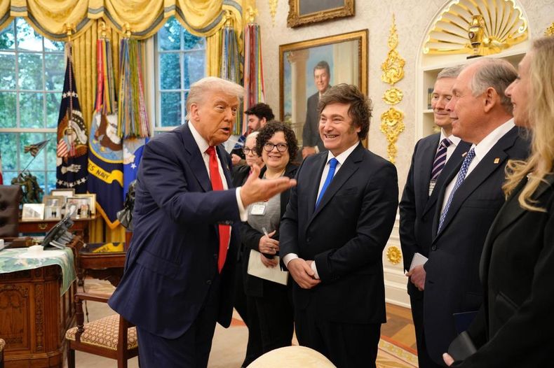 Javier Milei, en Estados Unidos.