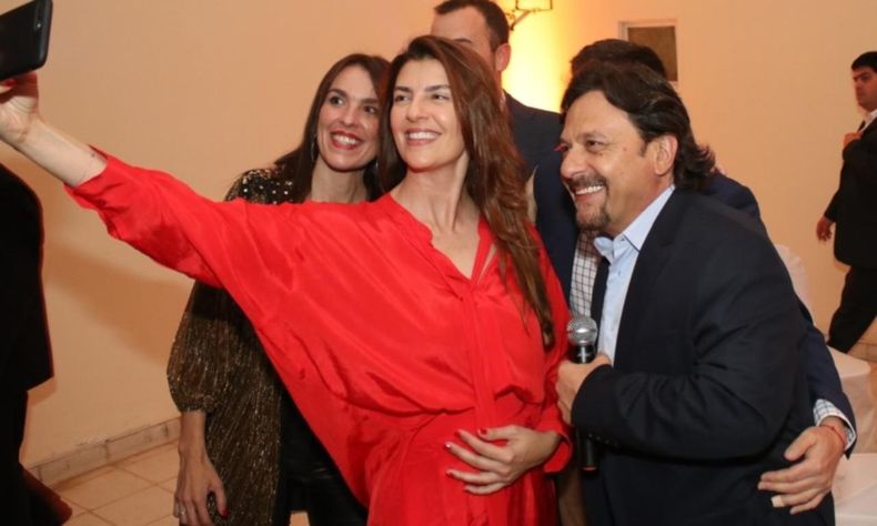 Bettina Romero y Gustavo Sáenz