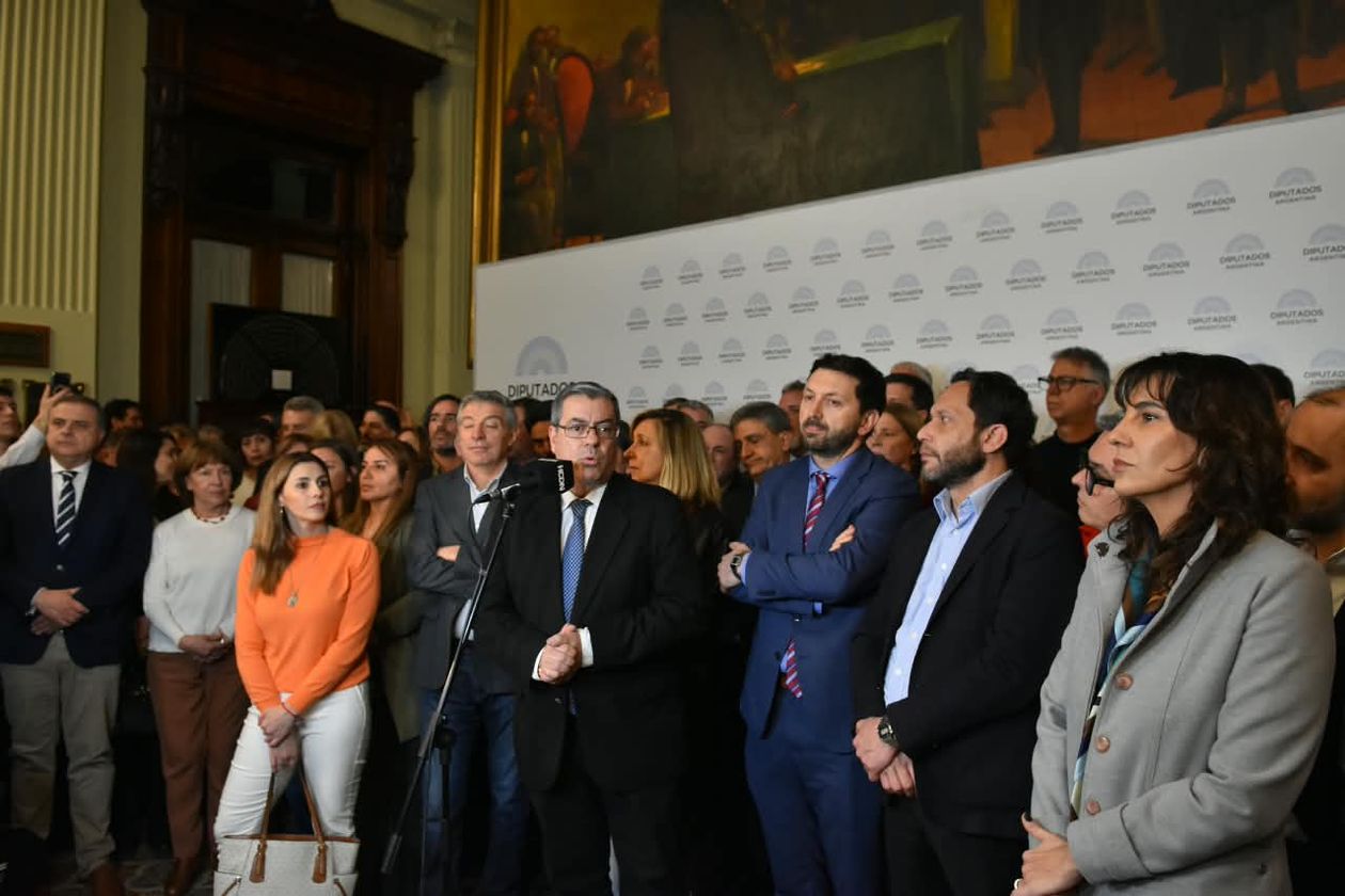 Referentes de la oposición en Diputados.&nbsp;