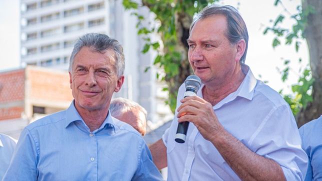 Mauricio Macri y Pedro Dellarossa. 