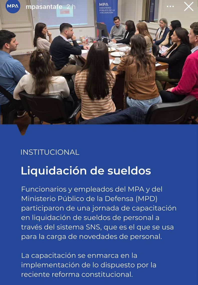 La autonomía del MPA también tendrá su capítulo en lo administrativo en cuestiones como las liquidaciones de sueldos.